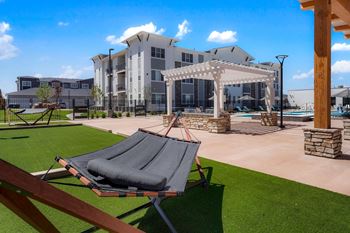 Relaxing hammock grove